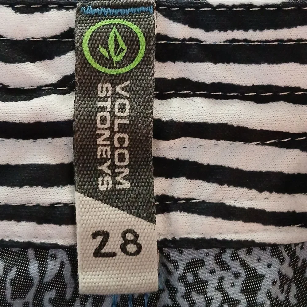 Volcom Side FI Stoney 19 Swin Trunks Board Shorts Swimming suit Sz 28  NWT